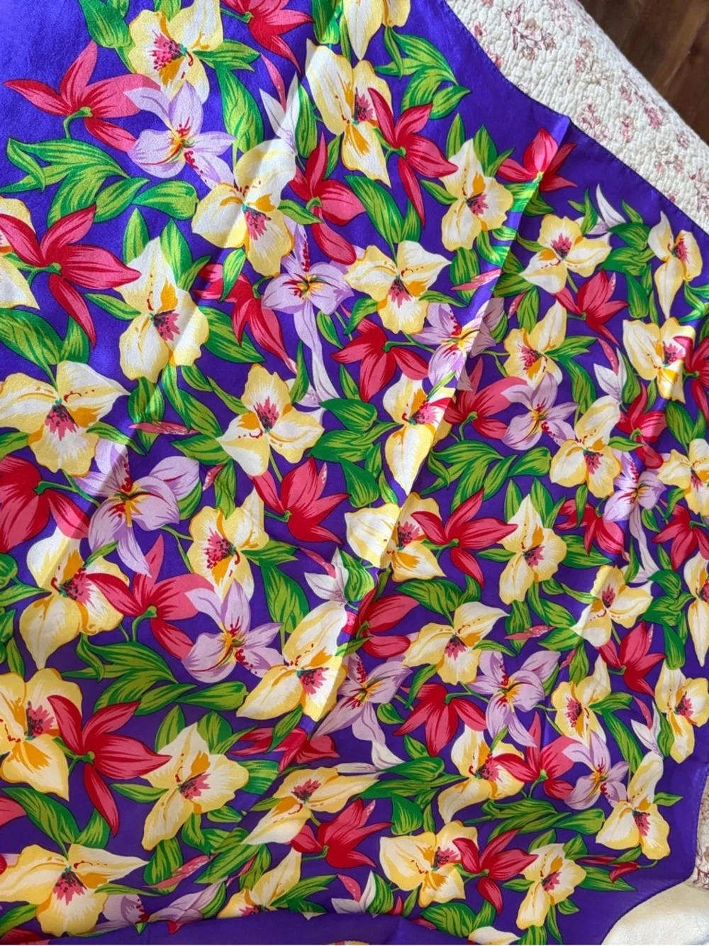 Vintage bright purple